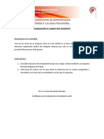 Asignación A Cargo Del Docente U3