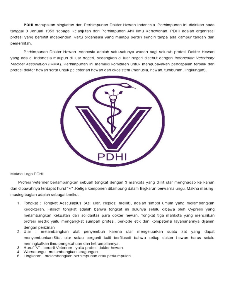 Persatuan Dokter Hewan Indonesia