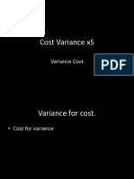 Cost of Variance