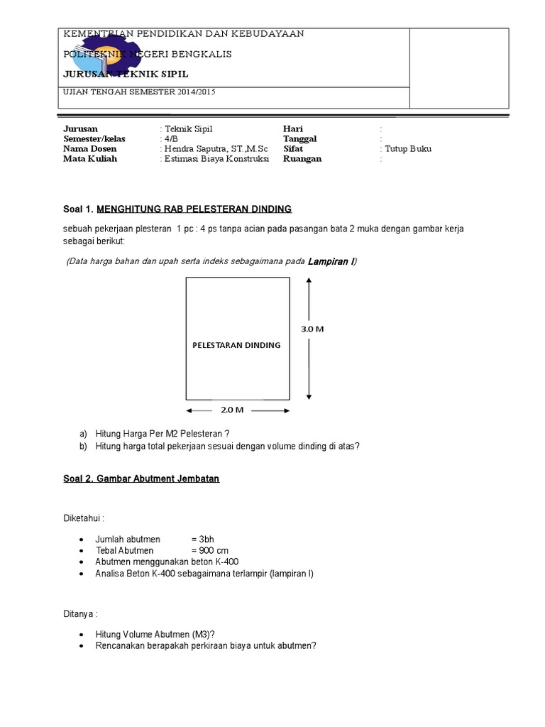45 Contoh Soal Akuntansi Biaya Semester 3 - Berbagi Kumpulan Soal