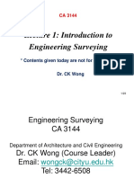 Lecture 1 Introduction To Surveying - 2016