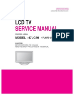 LCD TV 47LG70 Service Manual