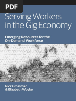 Serving Workers Gig Economy