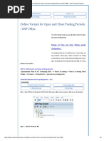 Define Variant for Open and Close Posting Periods _ SAP OB52 - SAP Training Tutorials