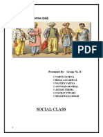 Social Class: Presented By: Group No. B