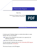 Entity Relationship Diagram: Yufei Tao