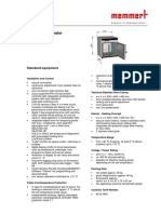 Precision Incubator Model INE 400: Standard Equipment