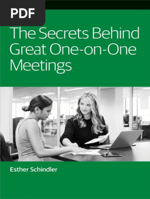 The Secrets Behind Great One on One Meetings