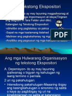 Ang Tekstong Ekspositori