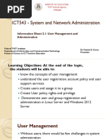 ICT543 - System and Network Administration