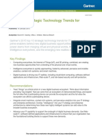The Top 10 Strategic Technology Trends For 2015: Key Findings