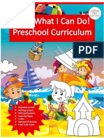 Look What I Can Do Preschool Curriculum