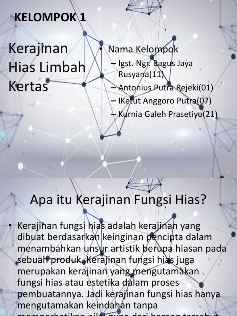  Kerajinan  Fungsi  Hias Dari Limbah Kertas 