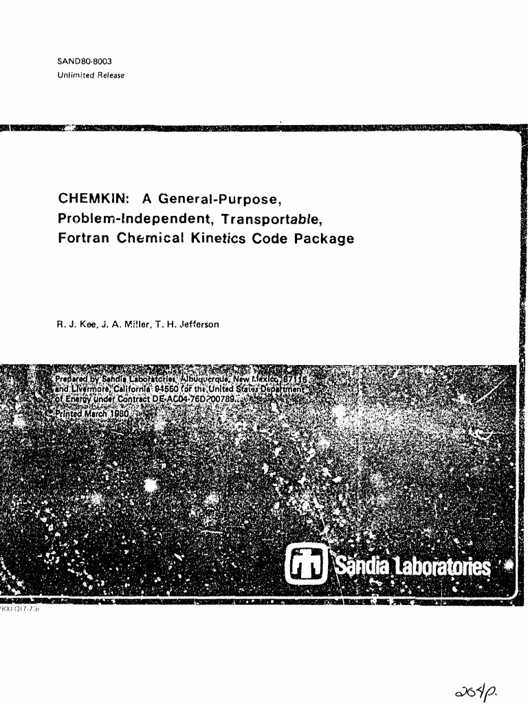 Chem Kin Mole Unit Chemistry