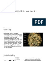 Identify Fluid Content With Resistivity Log