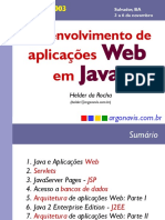 Desenvolvimento de aplicacações WEB em JAVA