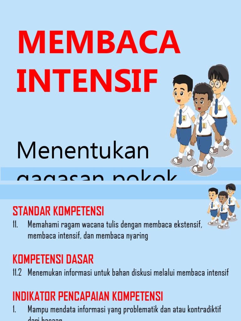 Ppt Viii 11 2 Membaca Intensif