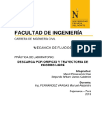 Informe Aplicacion de La Ecuación de Bernoulli