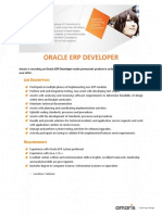 Oracle ERP Developer