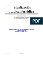 Diabetes Mellitus Tipo 2 y Morbimortalidad Cardiovascular ¿Existe Una Dieta Ideal?