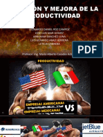 Productividad Americanas Vs Mexicanas