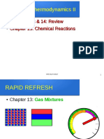 Chapters 13 & 14: Review Chapter 15: Chemical Reactions