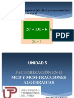 Algebra de Fraccion