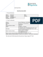 Registration Sheet 2010