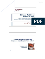 AULA 2 - SLIDE 1 - Ciência Política A Ciência Do Poder - 05ago17