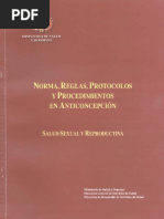 Normas Reglas y Proto ANTICONCEPCION