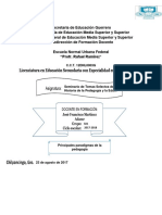 Principales Paradigmas de La Pedagogia