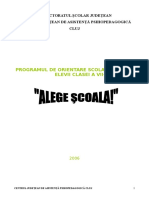 Alege Scoala