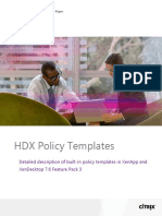 HDX Policy Templates - White Paper