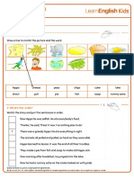 Short Stories The Greedy Hippo Worksheet