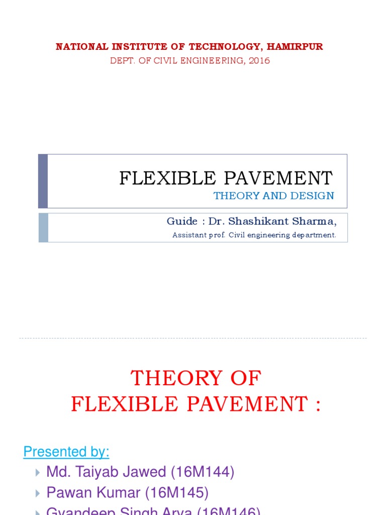 Flexible Pavement Theory and Design Guide | PDF | Road Surface ...