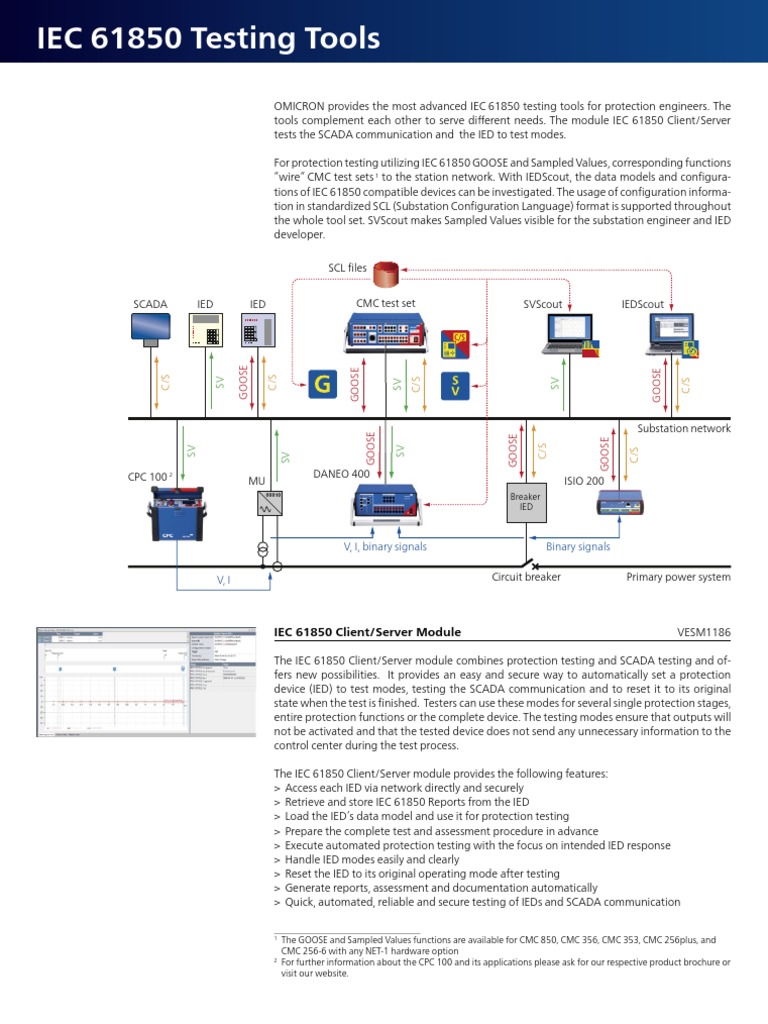 IEC 61850 Testing Tools ENU | PDF | Scada | Computer Network