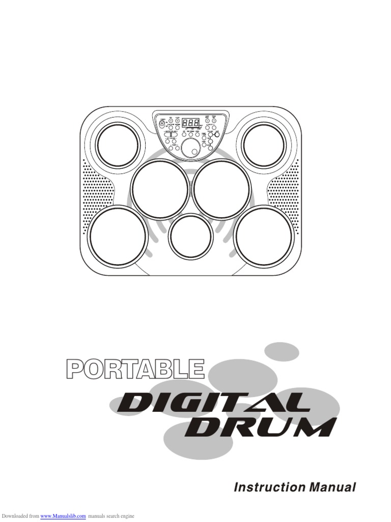 Medeli dd305 | PDF | Drum Kit | Power Supply