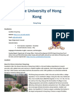 (REVISED2) Hong Kong - Chinese University of Hong Kong