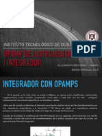 Amplificador Operacional de Instrumentacion y Diferencial/Integrador