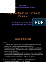 Argumentos em Bioética