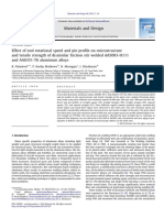 Effect of Tool Rotational Speed and Pin Profile On Microstructure PDF