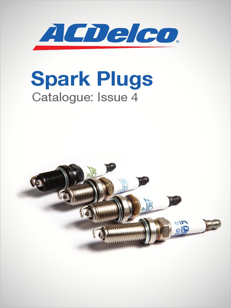 Catalogue ACDelco Spark Plugs Download Free PDF Motor Vehicle