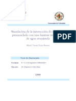 Simulación de La Interacción de Una Llama Premezclada Con Una Barrera Transversal de Agua Atomizada