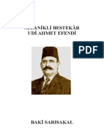 Selanikli Bestekar Udi Ahmet Efendi