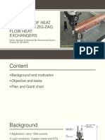 Modelling of Heat Transfer in Zig-Zag Flow Heat Exchangers