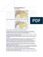 Evolucion Del Mapa de Venezuela Desde La Conquista