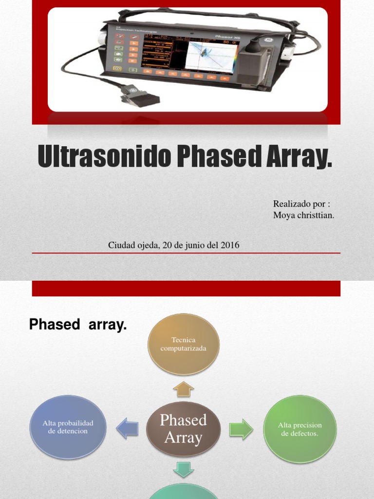 Ultrasonido Phased Array: Ventajas y Uso | PDF