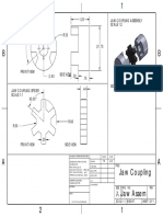Jaw Coupling Assembly 2D