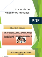 Relaciones Humanas Caracteristicas