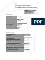 Vocabulaire Les Salutations PDF